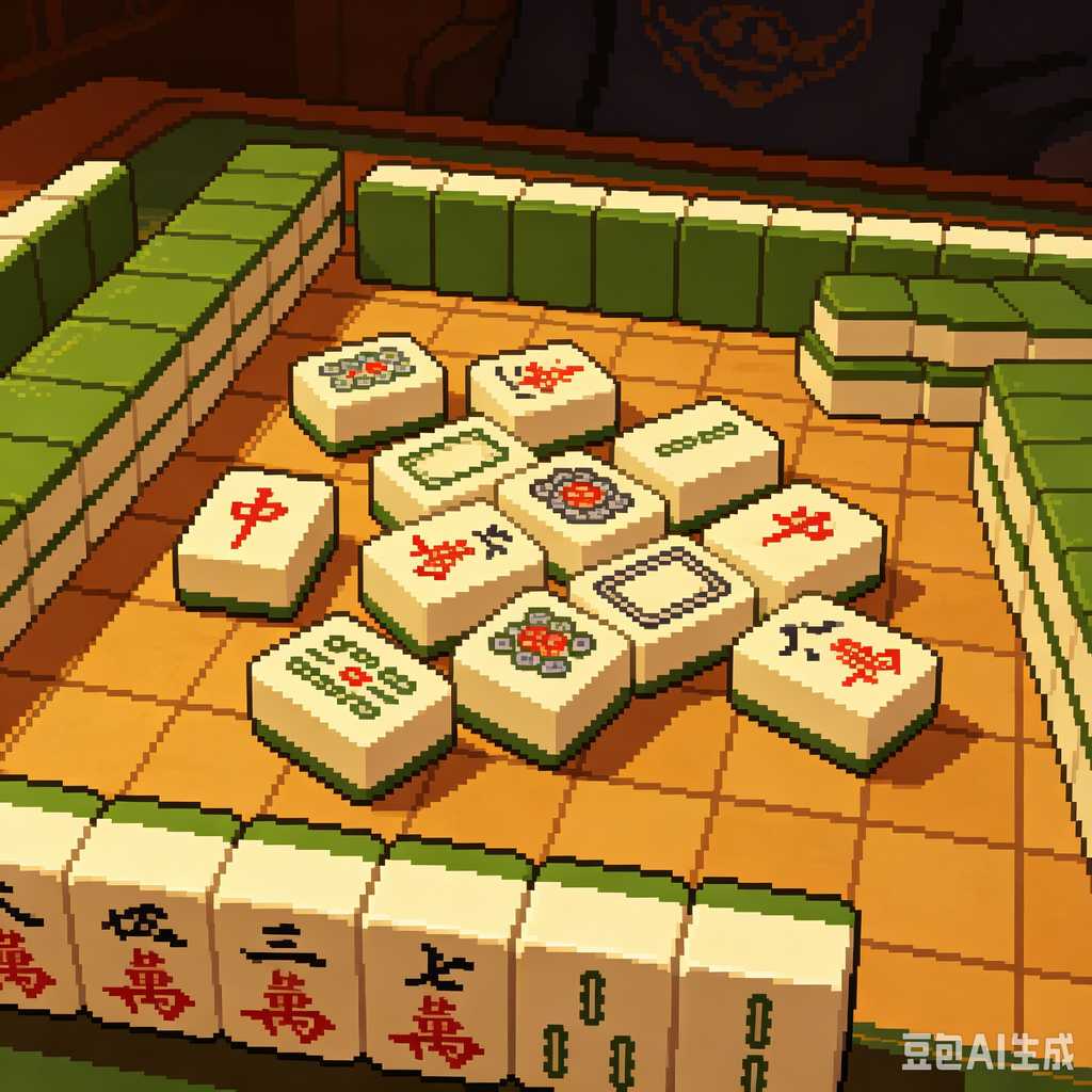 pattern printed mahjong packaging