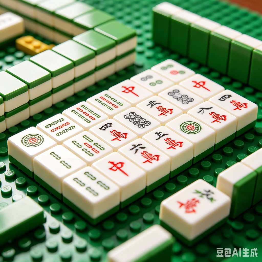 gold accent mahjong set